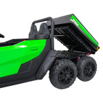 Elektrické autíčko Farmer Truck X-POWER - dvojmiestne, zelené